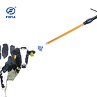 حيوان ماشية الأغنام علامة RFID عصا قارئ هوائي طويل استخدام أصفر أسود اللون