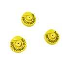 علامة أذن RFID صفراء لـ ET907 قطرها 30.5mm ± 0.5mm ISO11784/5 FDX-B