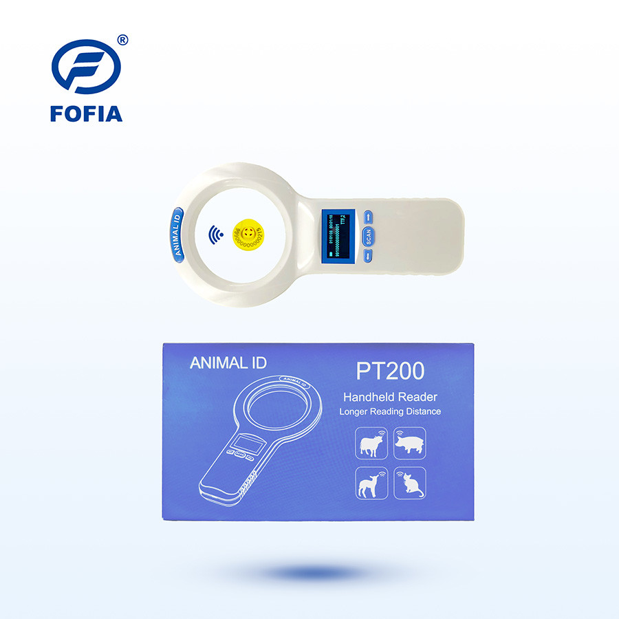 ISO11784 / 11785 FDX - B معيار التعامل RFID الماسح الضوئي ID64 USB توصيل