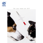 شريحة تحديد الهوية للحيوانات العلامة التعرفية للحيوانات الأليفة 11.5mm FDX-B Glasstag رقم تعريف 15 رقم فريد