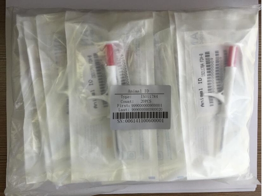 ISO11784/5 FDX-B المعيار RFID الحيوانات المعرفية رقاقة ميكروشيب حقن مرة واحدة رقائق أمن البيانات الفريدة