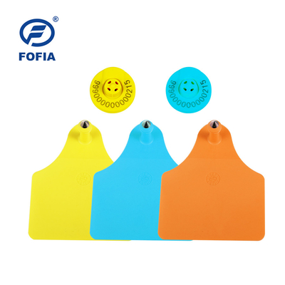 معتمدة ICAR بالكامل ET902 TPU RFID مخصصة علامات أذن الماشية مع الرقمنة المحفورة بالليزر علامات تعريف حيوان دائمة لتتبع الماشية والخنازير والغنم والماعز