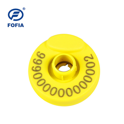 علامات أذن الثروة الحيوانية ICAR كاملة 30mm رقاقة FDX-B ISO11784/5 من FOFIA