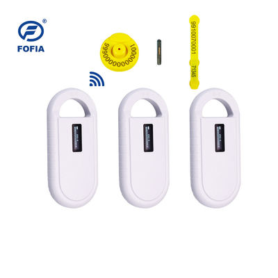 24 / 7 أوليد بيضاء حيوان ميكروشيب ماسح مع بنيت في Buzzer RFID القارئ القارئ الحيوانات القارئ