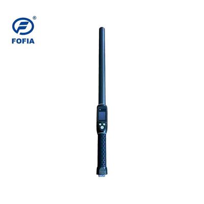 قارئ عصا RFID مع شاشة OLED واجهة مستخدم 3 أزرار ومضمن في Buzzer لسهولة التشغيل في إدارة الماشية