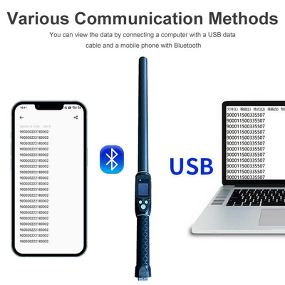 ISO11784/5 RFID اليدوية 134.2khz القارئ الطويل المدى UHF RFID القارئ علامة الأذن الماشية القارئ