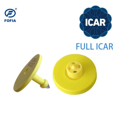 ICAR كامل 125KHZ/134.2KHZ RFID علامات أذن الحيوانات الرقمية الرقمية الرقمية الرقمية الرقمية منخفضة التردد للتتبع للحيوانات