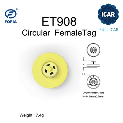 ICAR 125KHZ/134.2KHZ RFID علامات الأذن الحيوانية الرقمية الرقمية الرقمية الرقمية الرقمية الرقمية منخفضة التردد لتتبع الحيوانات