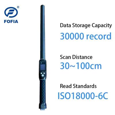 قارئ عصى RFID مضغوط يدعم علامات ISO11784 85 FDX B HDX و ID64 مع بلوتوث 5 و غطاء مقاوم للماء