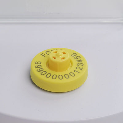 ICAR Certified 134.2kHz FDX-B RFID Electronic Ear Tag With 320N Tension For Livestock Identification And Animal Tracking
