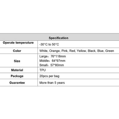 0.01 علامات تعريف الحيوانات للخنازير الماشية الماشية الماعزية علامات الأذن البلاستيكية المصنوعة من مواد Tpu