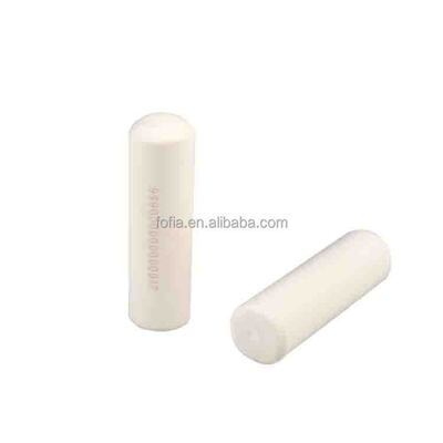 علامة أذن الماشية RFID البيوكيراميكية مع 15 بت للتشفير الليزر الحفر 134.2kHz علامة تعريف الحيوانات المقاومة للماء بولوس