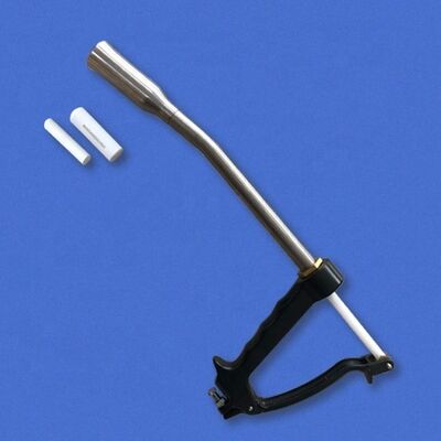 علامة أذن الماشية RFID البيوكيراميكية مع 15 بت للتشفير الليزر الحفر 134.2kHz علامة تعريف الحيوانات المقاومة للماء بولوس