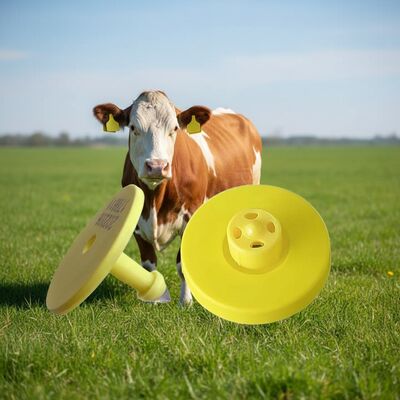 FULL ICAR Certified FDX-B Electronic Cattle Ear Tag with Waterproof TPU Construction for Livestock Management