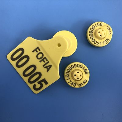 ICAR Certified TPU Material Animal Ear Tags with 5-Year Guarantee for Livestock Tracking