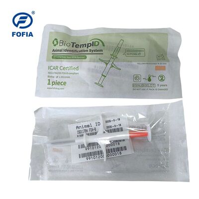 ISO 11784/5 FDX-B Compliant RFID Temperature Microchip with 20-Year Validity and Integrated Sensor