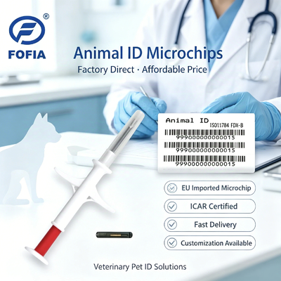 الشريحة الصغيرة القابلة لزرع ICAR مع ISO11784/5 FDX-B للتعرف على الحيوانات