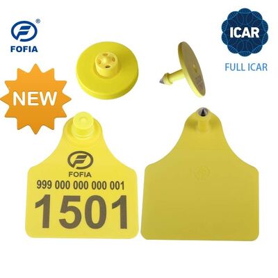 ET908 ICAR علامة الأذن الدائرية للحيوانات قارئ BLE ISO11784/5 غير مشتركة ICAR Code ألوان قابلة للتخصيص