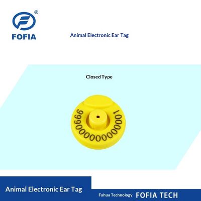 علامة الأذن الإلكترونية منخفضة التردد FDX الجديدة RFID علامة حيوانية مزدوجة كاملة الخنزير الماشية مفتوحة / مغلقة الفم تحديد الحيوانات الأليفة