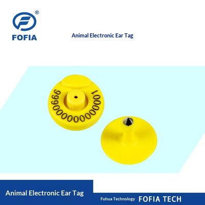 علامة الأذن الإلكترونية منخفضة التردد FDX الجديدة RFID علامة حيوانية مزدوجة كاملة الخنزير الماشية مفتوحة / مغلقة الفم تحديد الحيوانات الأليفة