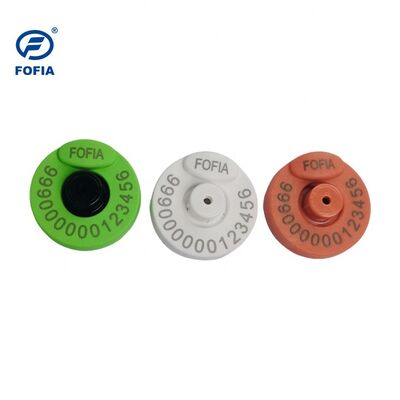 FOFIA ET907 IEC 68-2-6 الاهتزاز القياسية تعريف الأذن RFID للمواد البلاستيكية الماشية التعرف الآمن والدقيق