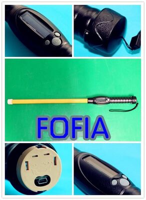 FOFIA PT280 134.2kHz قارئ RFID PVC NLIS أستراليا ICAR المعتمد ID الماشية 7000 سجلات التخزين 10-20cm مسافة القراءة ISO