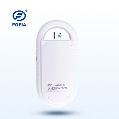 يده البلاستيك الحيوان رقاقة قارئ بطاقة RFID PT160 134.2 كيلو هرتز شاشة OLED USB بطارية ليثيوم CE معتمد ISO 11784/11785