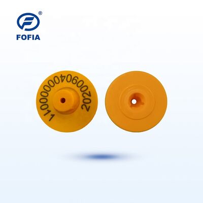 علامات الأذن UHF RFID للماشية علامات معرف الرقائق البلاستيكية المتينة لحيوانات الماشية والأغنام والخنازير
