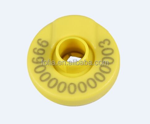 FOFIA 134.2KHZ Rfid Button Eid GPS ear tag للمواشي