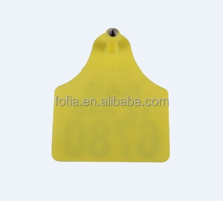 FOFIA 134.2KHZ Rfid Button Eid GPS ear tag للمواشي