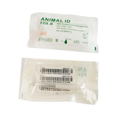 رقاقة Fofia RFID 134.2 كيلو هرتز معتمدة من ICAR، نوع منفصل، رقاقة تعريف الحيوانات 2.12 * 12 مم، موديل ZS005، مادة مقاومة للماء، جديدة، عمر 1.5 سنة