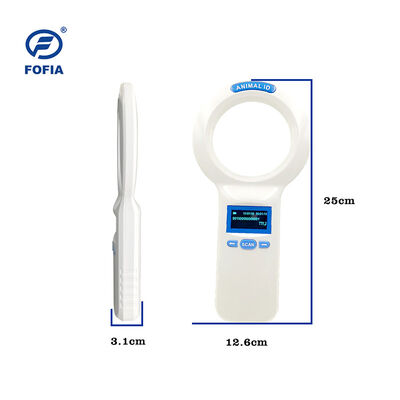 قارئ بطاقات RFID للحيوانات الأليفة من فوفيا، بلاستيك محمول، PT160، 134.2 كيلو هرتز، شاشة OLED، بطارية ليثيوم USB، معتمد من CE، ISO، مسافة 5-10 سم