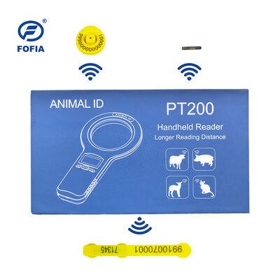 قارئ بطاقات RFID للحيوانات الأليفة من فوفيا، بلاستيك محمول، PT160، 134.2 كيلو هرتز، شاشة OLED، بطارية ليثيوم USB، معتمد من CE، ISO، مسافة 5-10 سم