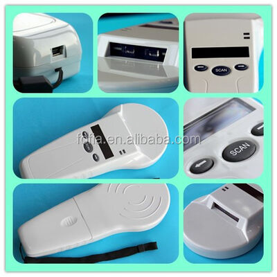 قارئ يدوي دائم FOFIA PT580 RFID 125kHz/134.2kHz ISO11784/5 128x32 شاشة OLED 10-20m مسافة القراءة USB / للحيوانات الأليفة