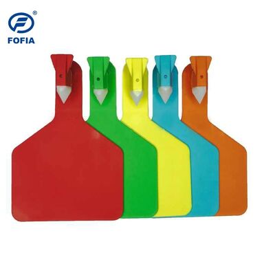 Custom New TPU Plastic Yellow Cattle Sheep Pig Ear Tags | Laser Coding for Livestock Management Farm Feedlot Cow ID Tracking