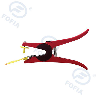 New FOFIA Aluminum Alloy Farm Animal Ear Tag Applicator with Laser Coding for Cattle Pig Sheep Horse Ear Tags 3 Months Warranty