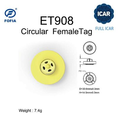 الرقائق الأصفر للأنواع الحيوانية 14.5mm ET908+T901 رقائق 5 سنوات ضمان Fofia استخدام الماشية