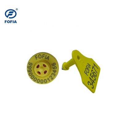 Waterproof Durable Fofia Sheep Goat Animal Combination Electronic Farm Tracking Ear Tag New High Quality RFID TPU Plastic Laser