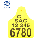 125KHZ ISO11784 / 85 TPU الأذن الماشية البلاستيك العلامات لإدارة تحديد الماشية