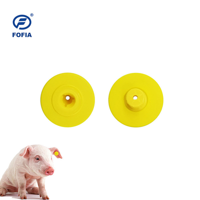UHF Rfid Animal Ear Tag Management 960MHz مضاد للتصادم