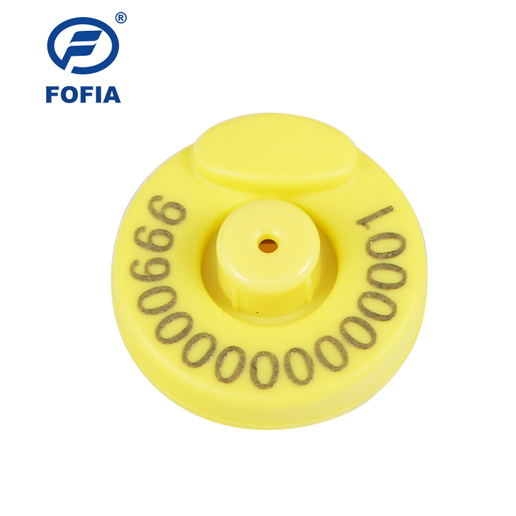 Waterproof Anti-Shedding TPU Electronic Ear Tag for Cattle with 134.2KHz RFID Animal Tracking