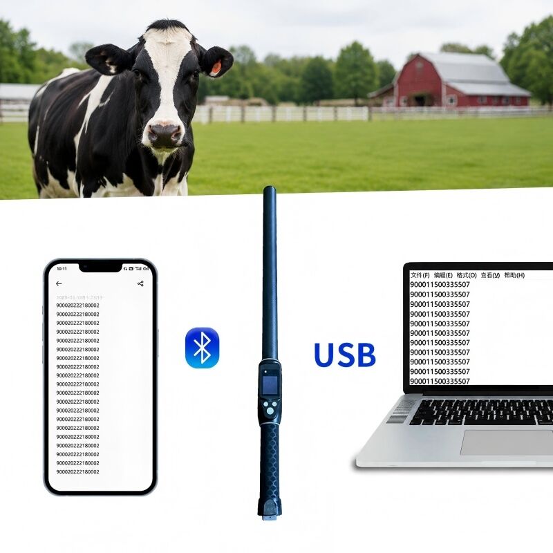 PT290 LF قارئ عصى RFID ∙ 134.2 كيلو هرتز ماسح بلووتوث محمول مع بروتوكول ISO11784/5 FDX-B و HDX USB بلوتوث واجهة