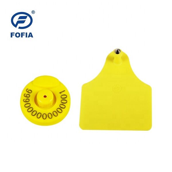 علامات الأذن البلاستيكية المعتمدة من Fofia ICAR للمواشي الخنزير الماعز تحديد الماشية الذكية المتوافقة مع ISO