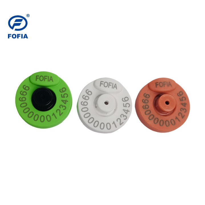 FOFIA RFID علامة أذن إلكترونية مع شهادة ICAR كاملة لتتبع الماشية والغنم