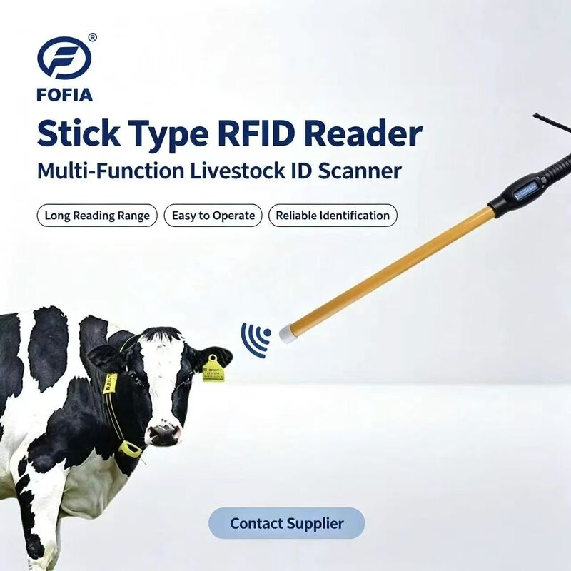مقاوم للماء PT280 قارئ RFID 134.2 كيلو هرتز PVC بلاستيك NLIS أستراليا ICAR معتمد معرف الماشية USB ISO 11784/5 Wiegand RS232