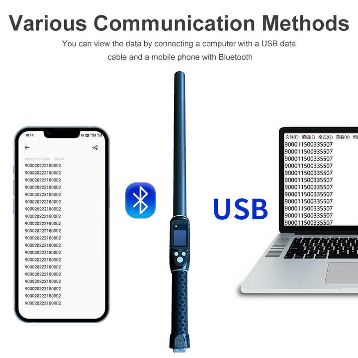 Long Reading Distance 134.2kHz RFID Ear Tag Scanner & Antenna with 30-100cm Range for Enabled PVC Material