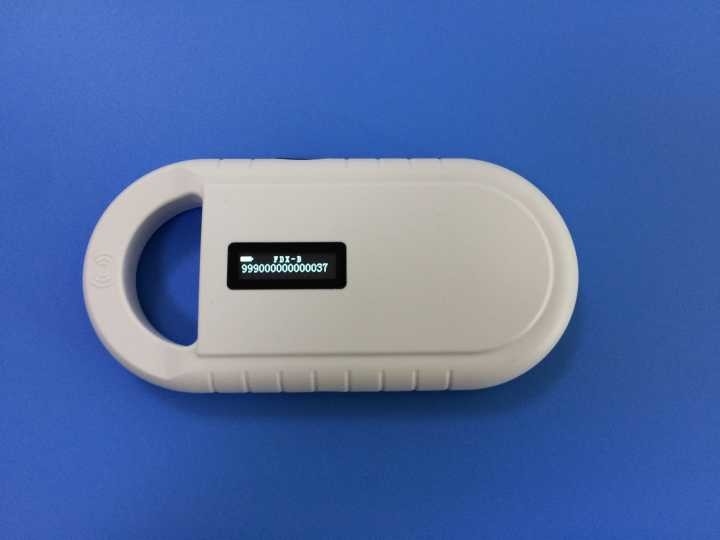 قارئ التعرف على علامة الأذن العالمي بشريحة Microchip Rfid Animal Reader